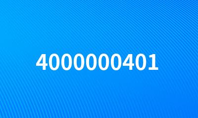 4000000401