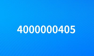 4000000405