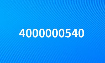 4000000540