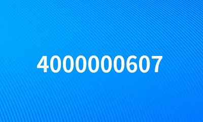 4000000607