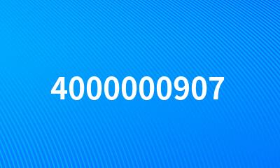 4000000907