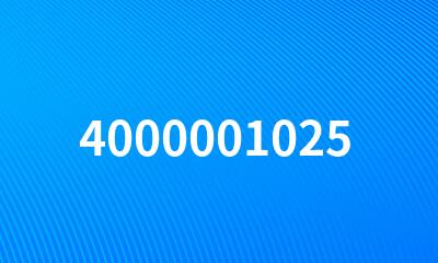 4000001025