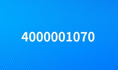 4000001070