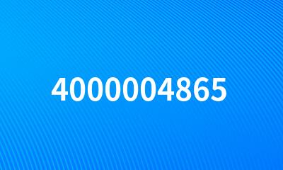 4000004865