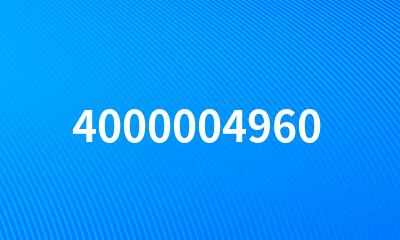 4000004960