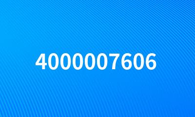 4000007606