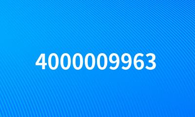 4000009963