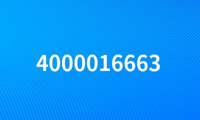 4000016663