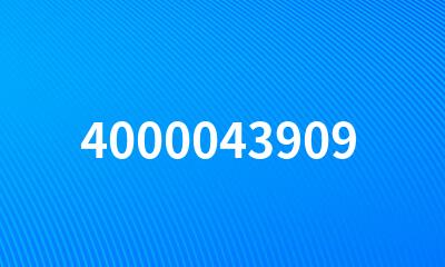 4000043909