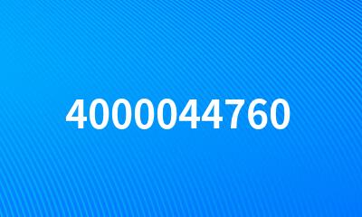 4000044760