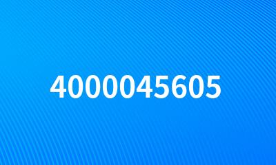 4000045605