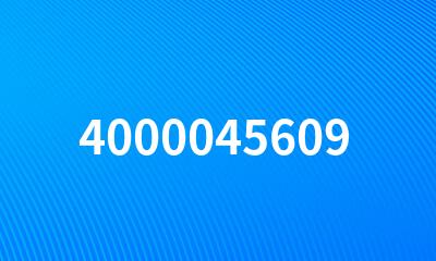 4000045609