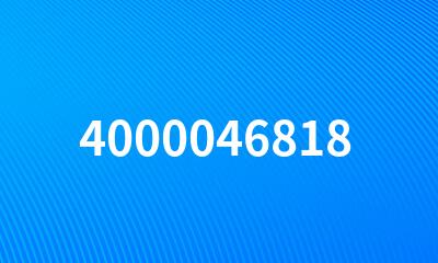 4000046818