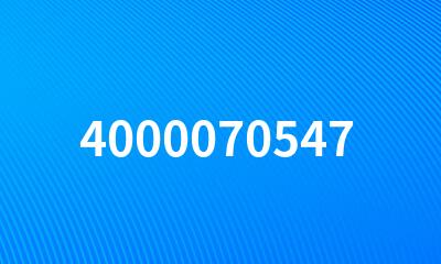 4000070547