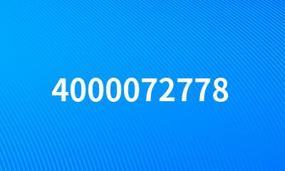 4000072778