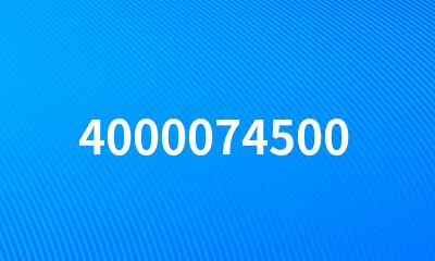 4000074500