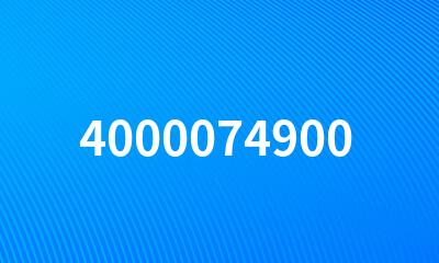 4000074900