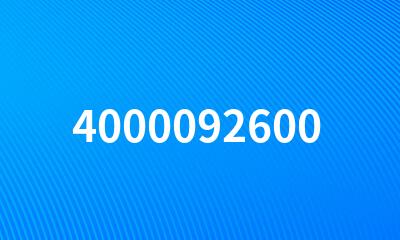 4000092600