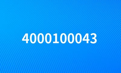 4000100043