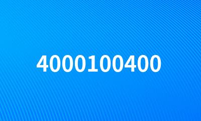 4000100400