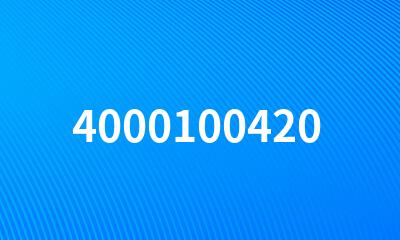 4000100420