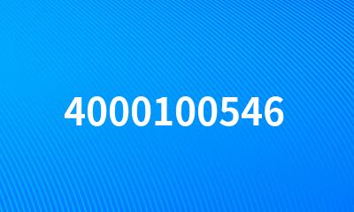 4000100546