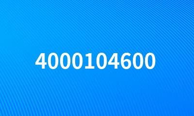 4000104600