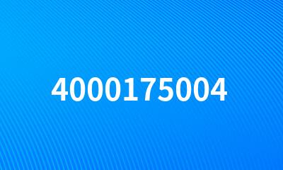 4000175004