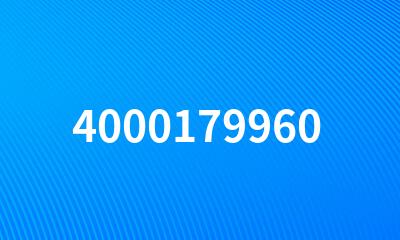 4000179960