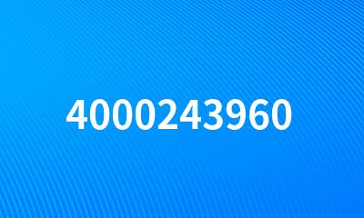 4000243960