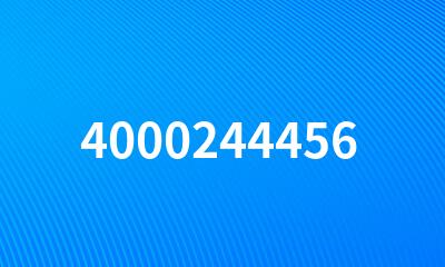 4000244456