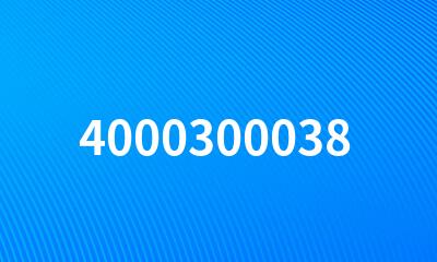 4000300038