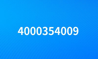 4000354009