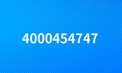 4000454747