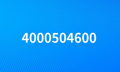 4000504600