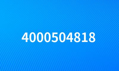 4000504818