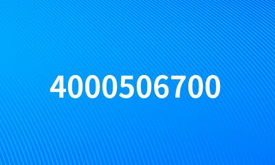 4000506700