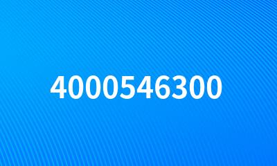 4000546300