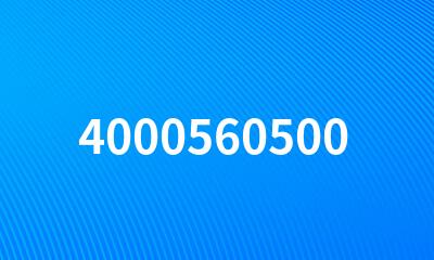 4000560500