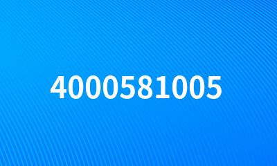 4000581005