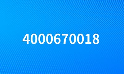 4000670018