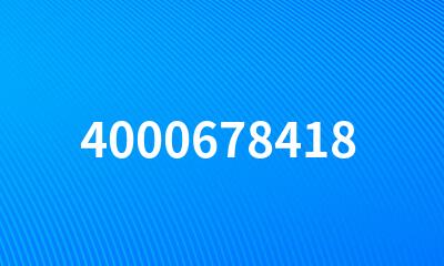 4000678418