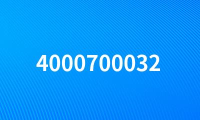 4000700032