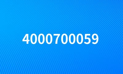 4000700059