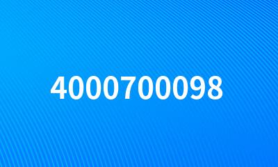 4000700098