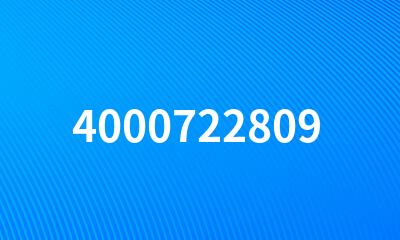 4000722809