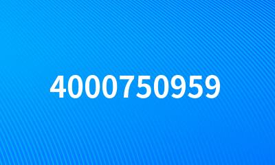 4000750959