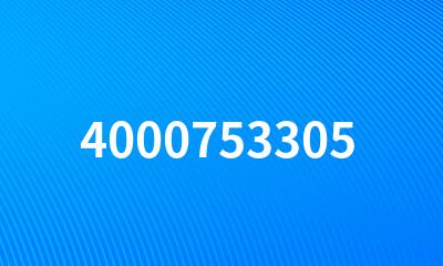 4000753305