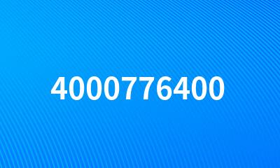 4000776400