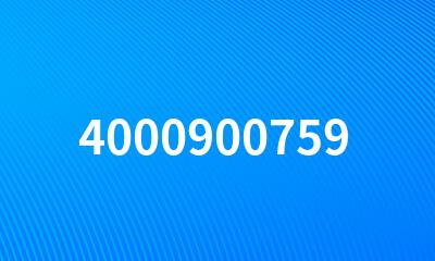 4000900759